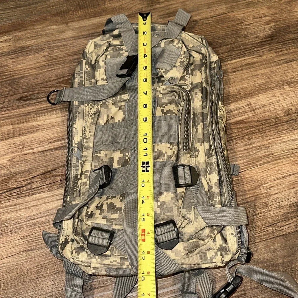 Small Tactical Military‎ Style Backpack Digital Camo Unbranded